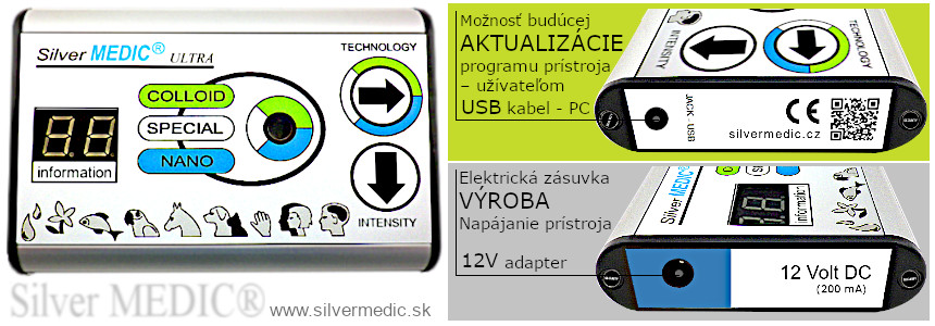 bocnice-napajanie-pristroja-vyroba-aktualizacia-software-silvermedic-ultra